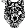 tattoo-temporaire-loup-pour-nuque