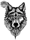 tattoo-temporaire-loup-pour-nuque