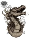 tatouage-temporaire-cou-créature-mythique-style-exclusif tatouage-temporaire-cou-créature-mythique-style-exclusif