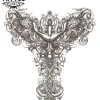 tatouage-temporaire-cou-croix-design-original tatouage-temporaire-cou-croix-design-original