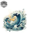 tatouage-temporaire-epaule-design-vague-sophistiquée tatouage-temporaire-epaule-design-vague-sophistiquée