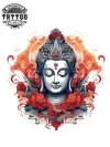 tatouage-ephemere-nuque-zen-pour-cou-design-apaisant-et-temporaire