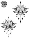 tatouage-temporaire-paume-fleur-de-lotus