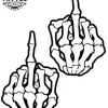 tatouage-temporaire-doigts-squelette---art-corporel-périssable tatouage-temporaire-doigts-squelette---art-corporel-périssable