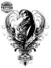 tatouage-temporaire-oiseau-cou-homme-designs-provisoires-orner-cou tatouage-temporaire-oiseau-cou-homme-designs-provisoires-orner-cou
