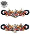 tatouage-temporaire-cheville-dessin-oriental-séduisant tatouage-temporaire-cheville-dessin-oriental-séduisant