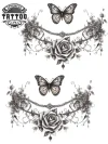 tatouage-temporaire-cheville-dame-fleur-et-papillon-raffiné tatouage-temporaire-cheville-dame-fleur-et-papillon-raffiné
