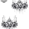 tatouage-temporaire-lotus-cheville-design-artistique-raffiné