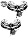 tatouage-temporaire-cheville-libellule-style-fin-et-a-la-mode tatouage-temporaire-cheville-libellule-style-fin-et-a-la-mode