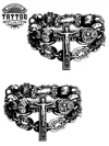 tatouage-temporaire-croix-cheville-résistant-et-raffiné tatouage-temporaire-croix-cheville-résistant-et-raffiné