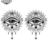 tatoo-temporaire-main-design-regard-ésotérique tatoo-temporaire-main-design-regard-ésotérique