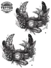 tatouage-temporaire-bracelet-plume-stylisee
