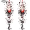 tatouage-temporaire-unalome-poignet tatouage-temporaire-unalome-poignet