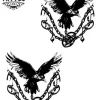 tatouage-temporaire-oiseau-cheville-femme tatouage-temporaire-oiseau-cheville-femme