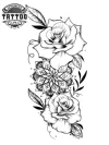tatouage-temporaire-avant-bras-dame-rose-plante-subtile tatouage-temporaire-avant-bras-dame-rose-plante-subtile