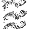 dessin-temporaire-bracelet-plume-femme-chic-résistant dessin-temporaire-bracelet-plume-femme-chic-résistant