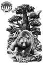tattoo-temporaire-bras-image-ours-réel tattoo-temporaire-bras-image-ours-réel