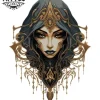tatouage-temporaire-nuque-arabe-raffiné-pour-dames tatouage-temporaire-nuque-arabe-raffiné-pour-dames
