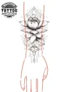 tatouage-ephemere-manchon-fleur-de-lotus-manchette