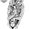 tatouage-temporaire-bras-design-egyptien-persistant-et-authentique tatouage-temporaire-bras-design-egyptien-persistant-et-authentique