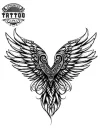 tatouage-temporaire-cou-plume-style-original tatouage-temporaire-cou-plume-style-original