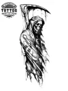tatouage-ephemere-tete-de-mort-faucheuse-squelettique tatouage-ephemere-tete-de-mort-faucheuse-squelettique