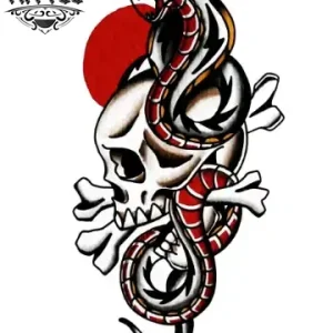 tatouage-tete-de-mort-serpent-design-effrayant-ephemere tatouage-tete-de-mort-serpent-design-effrayant-ephemere