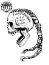 tatouage-tete-de-mort-viking-design-unique-ephemere tatouage-tete-de-mort-viking-design-unique-ephemere