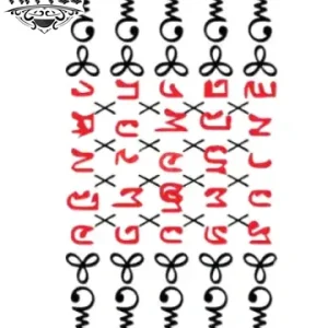 tatouage-ephemere-thailandais-priere-5-lignes-protection-chance