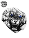 tatouage ephemere tigre horloge design temporaire tatouage ephemere tigre horloge design temporaire