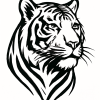 Tatouage Tigre Tribal Majestueux Tatouage Tigre Tribal Majestueux