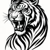 Tatouage Tigre Majestueux Puissant Tatouage Tigre Majestueux Puissant