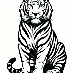 Tatouage Tigre Sauvage et Tribal Tatouage Tigre Sauvage et Tribal