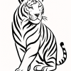 Tatouage Tigre Tribal Majestueux Tatouage Tigre Tribal Majestueux