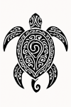 Tatouage Tortue Maori Traditionnelle Tatouage Tortue Maori Traditionnelle