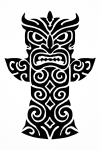 Tatouage Totem Tribal Éclatant tatouage-totem-tribal-éclatant