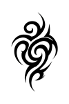 Tatouage tribal ancestral fluide Tatouage tribal ancestral fluide