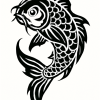 Tatouage Tribal Carpe Koi Avant tatouage-tribal-carpe-koi-avant