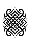 Tatouage Tribal Dynamique Symétrique
