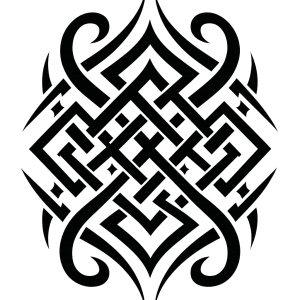 Tatouage Tribal Dynamique Symétrique Tatouage Tribal Dynamique Symétrique