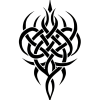 Tatouage Tribal Épuré Symétrique Tatouage Tribal Épuré Symétrique