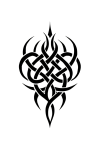 Tatouage Tribal Épuré Symétrique Tatouage Tribal Épuré Symétrique
