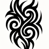 Tatouage Tribal Garçons Contours Fluides Tatouage Tribal Garçons Contours Fluides