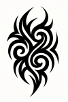 Tatouage Tribal Garçons Contours Fluides Tatouage Tribal Garçons Contours Fluides