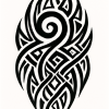 Tatouage Tribal Géométrique Élégant Tatouage Tribal Géométrique Élégant