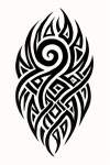 Tatouage Tribal Géométrique Élégant Tatouage Tribal Géométrique Élégant