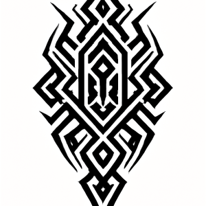 Tatouage Tribal Géométrique Épuré tatouage-tribal-géométrique-épuré