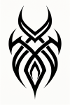 Tatouage Tribal Géométrique Personnage Tatouage Tribal Géométrique Personnage