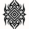 Tatouage Tribal Géométrique Symétrique Tatouage Tribal Géométrique Symétrique