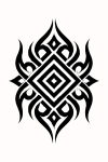 Tatouage Tribal Géométrique Symétrique Tatouage Tribal Géométrique Symétrique